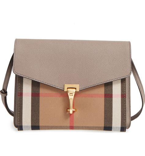 Burberry Small Macken House Check Crossbody Bag